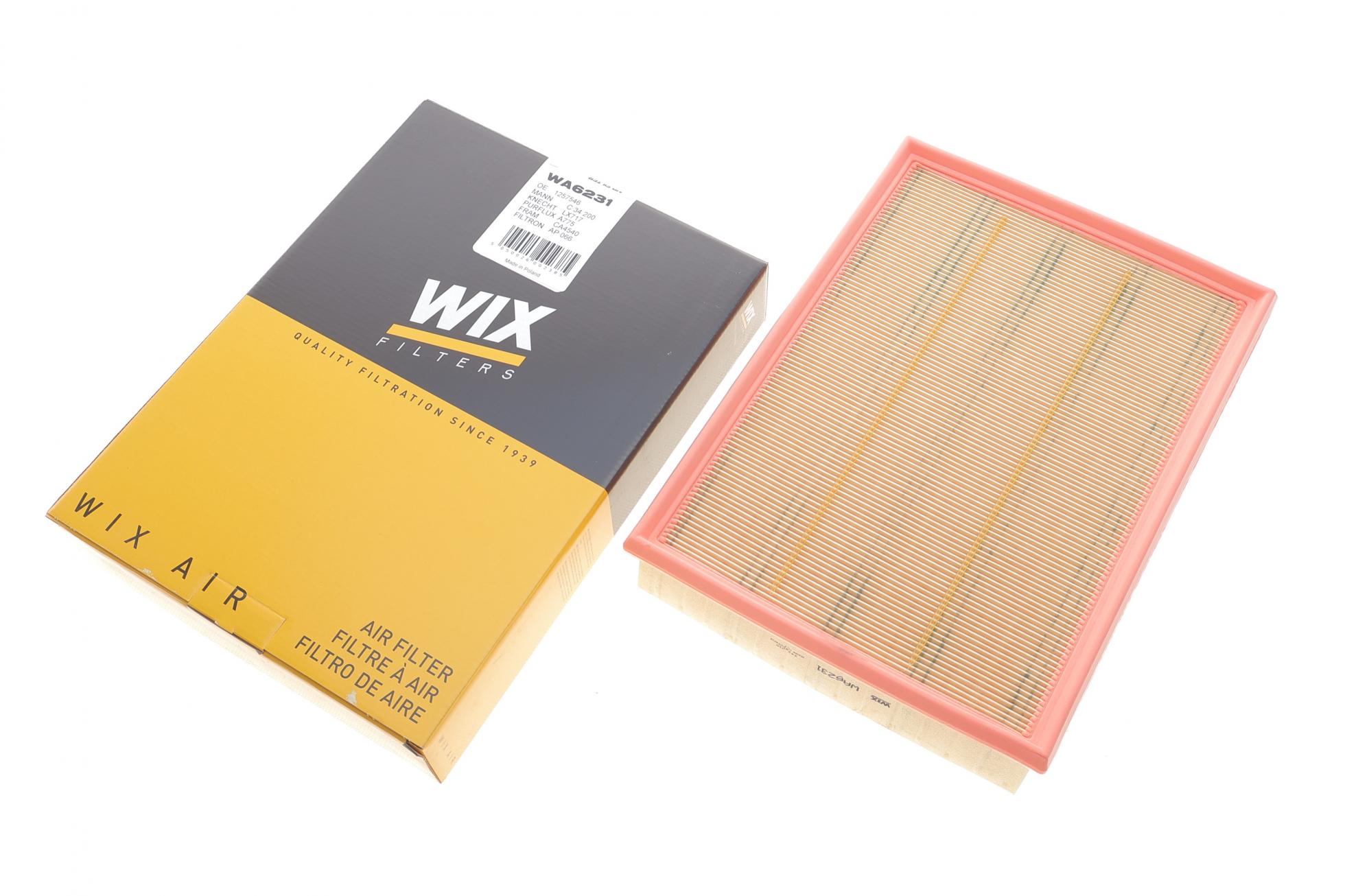 WA6231 WIX FILTERS
